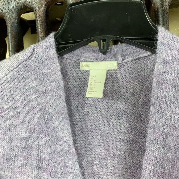 Purple H&M Lg Cardigan - Picture 2 of 2